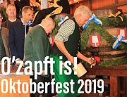 Oktoberfest 2019 O'Zapft is - Oktoberfest Anstich durch Münchens  Oberbürgermeister Dieter Reiter am 21.09.2019 (©Foto: Martin Schmitz)